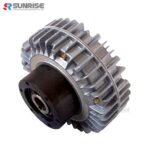 SUNRISE CE Qualified High quality magnetic particle clutch with hollow shaft 2