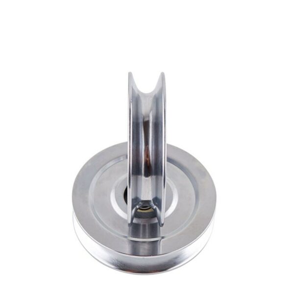 80mm chrome plated steel guide pulley 1008 wire and wire pulley wire and Cable Tension gun pay off rack strander 2