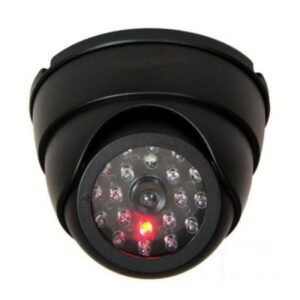 LED Light Fake Camera Black Outdoor CCTV Fake Simulation Dummy Camera Home Surveillance Security Dome Mini Camera Flashing 1