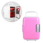 Portable Mini 4L Car Fridge Refrigerator Cooler Warmer Compact Skincare Milk Beer AC/DC for Office Camping 3