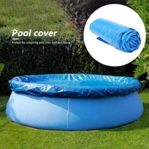 Round Swimming Paddling Pool Cover 244/305/366cm Swim Pool UV-resistant Waterproof Dustproof Cover Tub Protector 1