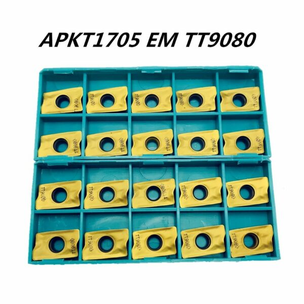 APMT1135 APMT1604 PDER TT9080 carbide insert APMT CNC lathe parts tool APKT1705 PER TT9080 for indexable milling cutter APKT 2