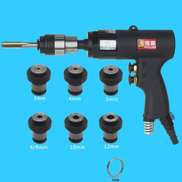 Tapping Machine Gun Pistol Type  Pneumatic Power Thread Machine Pneumatic Drill Tapper Thread Tools Drilling Machine 6