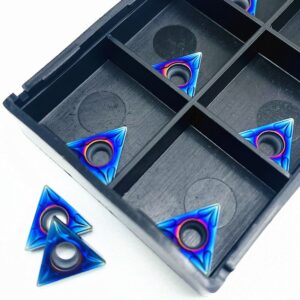 TCMT110204 High Quality Carbide Insert TCMT 110204 Turning Tool Blue Flame Series CNC Milling Blades Cutting  Lathe 1