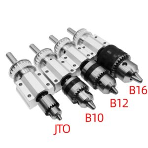 ALLSOME No Power Spindle Assembly Small Lathe Accessories Trimming Belt JTO/B10/B12/B16 Drill Chuck Set DIY Woodworking Cutting 2