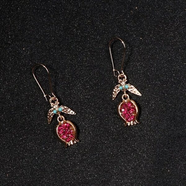 2020 Unique Ethnic Pomegranate Gold Dangle Earrings for Women Fashion Jewelry Vintage Earring Indian Tribe Brincos Accessories 5