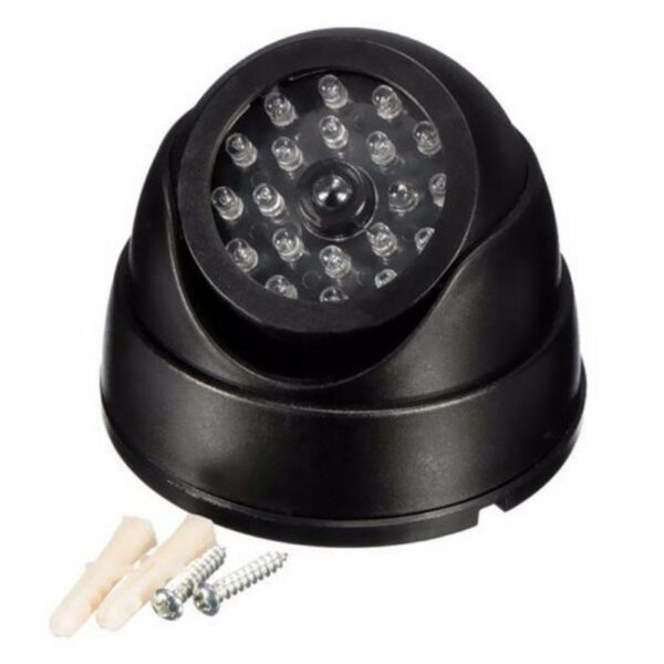 Smart Indoor Outdoor Dummy Surveillance Camera Fake CCTV Security Camera Home Dome Waterproof With Flashing Red LED Lights 6