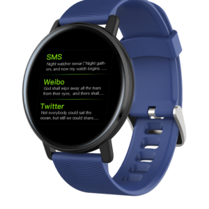 Round Smart Watch Full Touch HD Screen Sport Tracker Blood Pressure Monitor WhatsApp Facebook Message Reminder Smartwatch H5 1