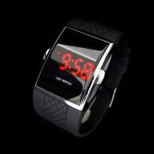 Hot Style Fashion Digital LED Wrist Watch Wristwatch Gifts Kid Boys Men Black Watch For Lover Gift  LL 1