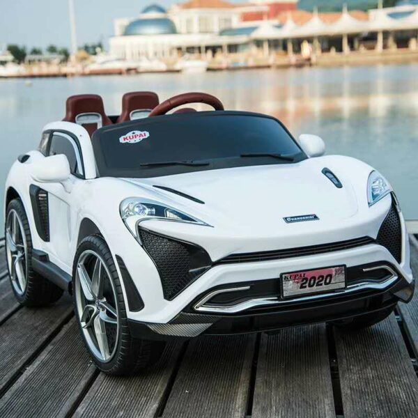 12V7A Double Open Door Child Electric Car Four-Wheel Drive 2.4G Bluetooth Remote Control Can Sit People Music Swing Toy Car 3