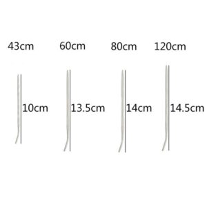 Circular Sweater knitting Needles 43/ 60/ 80/120cm Stainless Steel Ring Needle Weaving Circular Needlework Kit DIY Knitted Tool 2