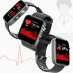 T68 Smart Watch 1.54inch TFT Square Watch Body Temperature Measure Sports Fitness Heart Rate Blood Pressure Monitor Smartwatch 2