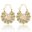 HuaTang Vintage Hollow Mandala Flowers Earrings for Women Antique Silver Color Geometric Drop Earrings Indian Jewelry brincos 7