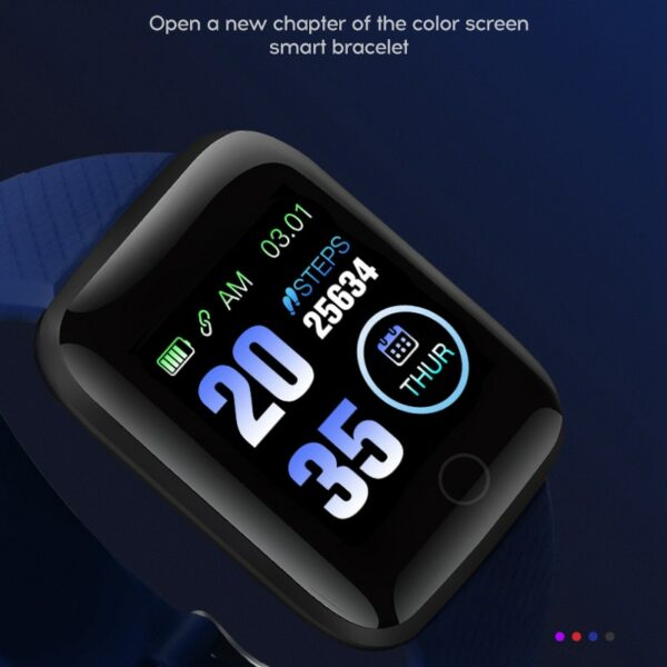 Z4 Digital Smart Sport Watch 116 Plus Color Screen Exercise Heart Rate Blood Pressure Bluetooth Monitoring In stock dropshipping 3