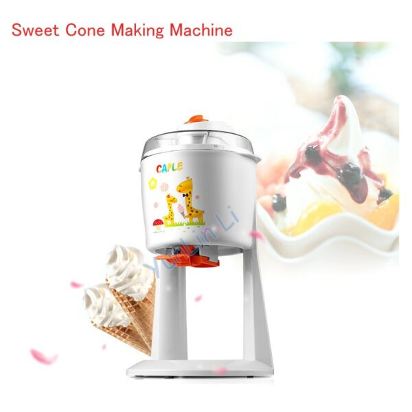 1.2L  Home Automatic Ice Cream Machine  DIY Fruit Ice Cream Maker Ice Cream Sweet Cone Making Machine ICE1580 1