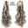 Ombre Long Synthetic Women Drawstring Ponytail Chorliss Loose Wave Clip in Hair Extension Black Blonde Brown Gray Fake Hairpiece 60