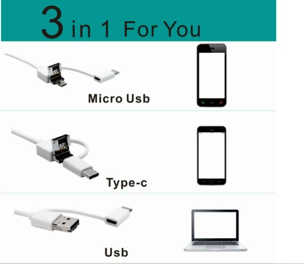 In Ear Cleaning Endoscope USB Visual Ear Spoon 5.5mm 0.3MP Mini Camera Android PC Ear Pick Otoscope Borescope Tool Health Care 2