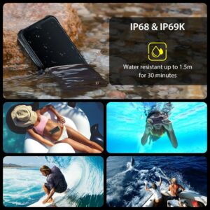 UMIDIGI BISON 6.3 Inch Android 10 Smartphone IP68IP69K Waterproof Rugged Mobile Phone Helio P60 6GB 128GB Cellphone 5000mAh NFC 2