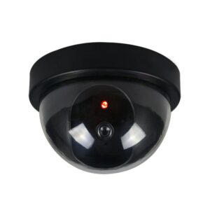 Dome Simulation Burglar Alarm Camera Indoor Fake Dummy Webcam Outdoor Surveillance Camera LED Light Emulate CCTV For Warning 1