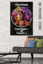 FNAF-Ultimate Group Game Professional Merchandise Decorative HD Painting Canvas Print Wall Art Living Room Posters Bedroom 2