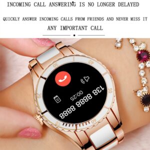 For HUAWEI Xiaomi Bluetooth Call Smart Watch Women Heart Rate Blood Pressure Monitor Music Player Custom Dial Ladies Smartwatch 2