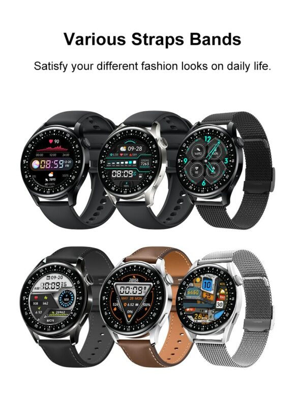 2022 New D3pro Smart Watch Supports Bluetooth-compatible Call Play Music Smart Blood Pressure Monitoring Waterproof Sports Watch 6