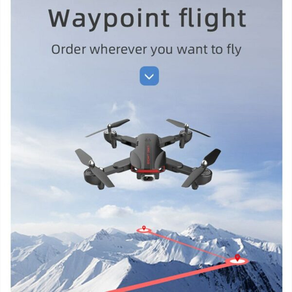 Professional Drone With 4K ESC Camera Dual GPS Postion Smart Follow Waypoint Flight  2KM RC Quadcopter  VS S176 GD91 Pro  FX-9P 6