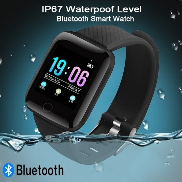 A6 Smart Watch Men 1.3 Color Screen Heart Rate Blood Pressure Monitoring Smart Bracelet Band Fitness Tracker IP67 Waterproof 6