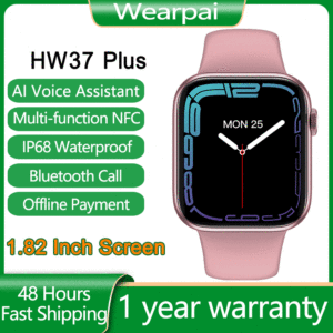 SmartWatch 7 Siri Smart Watch With NFC Men Women Voice Assistant HW37 Plus IP68 Blood Glucose PK P8 Plus Y20 HW22 IWO W37 Pro 1