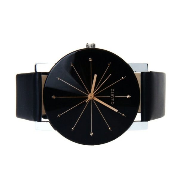Couple Lover Watches Quartz Dial Clock PU Leather WristWatch Relojes Watch Women Men Fashion Luxury Relogio Feminino Saat 6