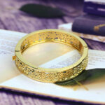 Sunspicems Gold Color Moroccan Wedding Jewelry Sets Golden Crown Earring Necklace Bracelet 4 pcs DUBAI Bride Gift 6