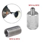 2PCS M10 M14 Adapter Angle Grinder Polisher Thread Drill Bit Interface Converter Polishing Machine Power Tool Accessories 1