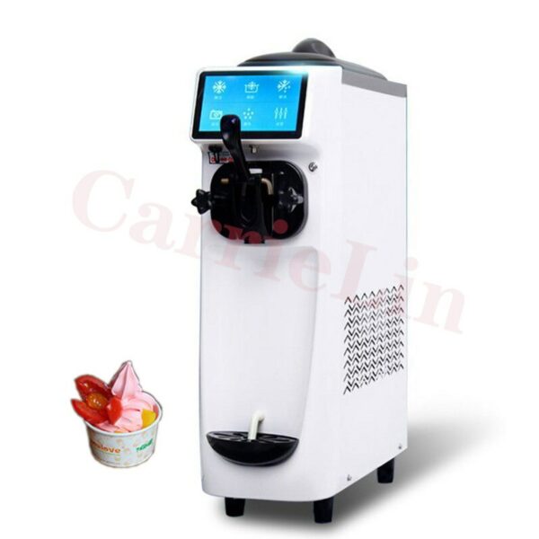 110V/220V Counter Top Long Life Small Soft Ice Cream Make Machine Commercial Home Table  Vending Machine Maker On Sale 6
