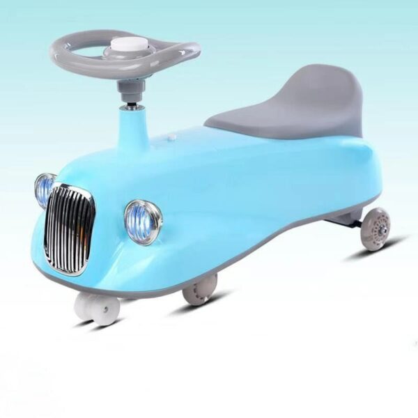 New Baby Swing Car Anti-Side Drop 1-3 Years Old Boy Children Swing Car 3-6 Years Old Baby Luge Scooter Baby Car  Ride on Toys 4