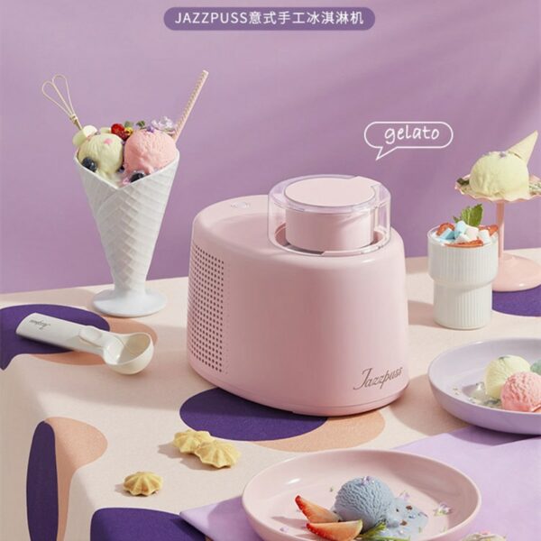 JazzPuss Ice Cream Machine Home Convenient Desktop Small Automatic Fruit Yogurt Ice Cream Machine 1