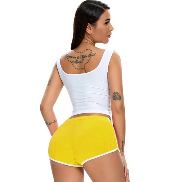 Women Shorts Pole Dance Micro Mini Hot Short Bodycon Shaping Fitness Super soft Sports Shorts High Cut Elastic Sexy Biker Shorts 5