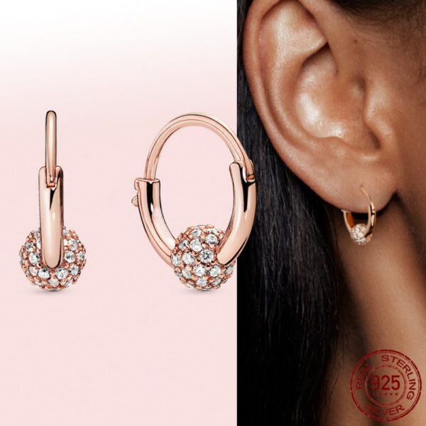 Silver Earrings Real 925 Sterling Silver Asymmetrical Heart Hoop Earrings for Women Fashion Silver Earring Jewelry Gift 5