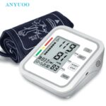 Blood Pressure Monitor Upper Arm Automatic Digital Sphygmometer BP Pulse Heart Rate Meter Large LCD Display English Broadcast 1
