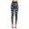 2021 Women Gym Leggings Faux Denim Jeans Leggings Pocket Printing Leggings Casual High Waist Pencil Pants Plus Pants 16