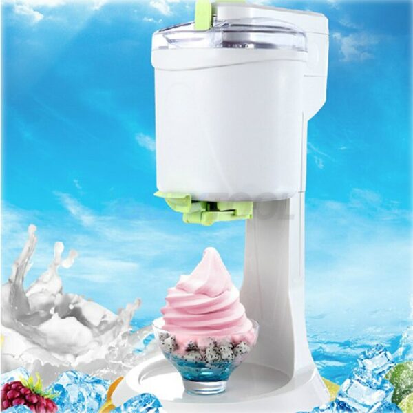 1L Desktop Ice Cream Machine Household Automatic Hard Cone Ice Cream Machine Large Capacity DIY Fruit Ice Cream Maker 5