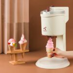 Electric Ice Cream Machine for home Slush Sundae Making Fruit-flavored Cone Smoothie 2
