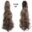 Ombre Long Synthetic Women Drawstring Ponytail Chorliss Loose Wave Clip in Hair Extension Black Blonde Brown Gray Fake Hairpiece 76
