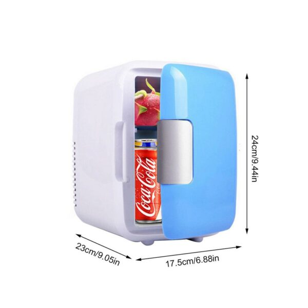 12V/220V Mini 4L Electric Refrigerator Heating And Cooling Dual Use Car Refrigerator Multi-functional Portable Home Refrigerator 6