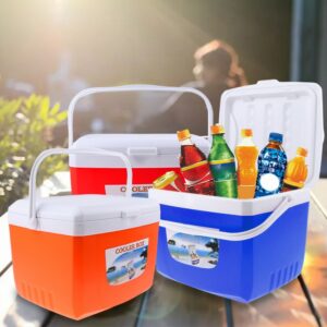 5L13L Car Freezer Drinks Food Medicine Cooler Box Freezer with Handle Keeping Warm/Cold Camping Cooler Box 1