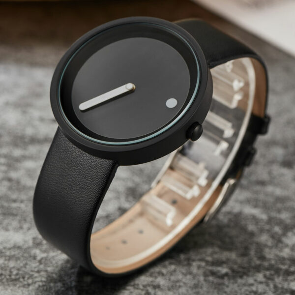 Creative Unique Simple Quartz Fashion Watches Cool Minimalist Style Wristwatch Stainless Steel  Dot and Line Design Wristwatches 2