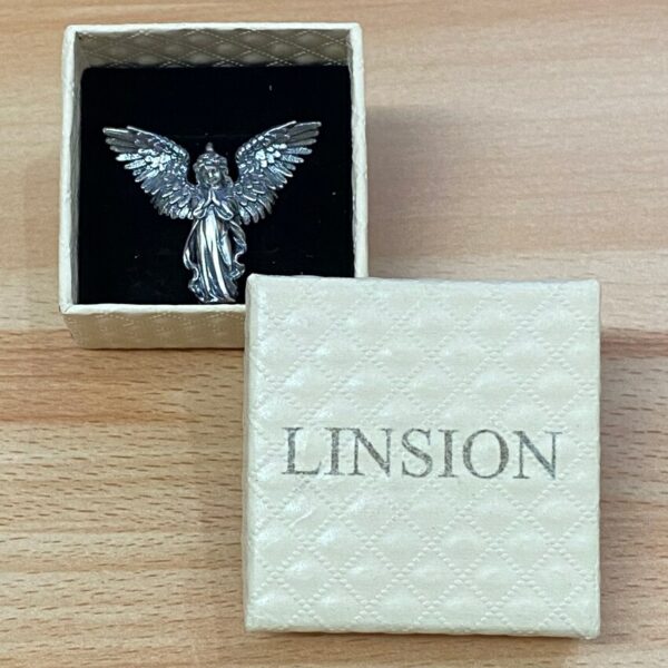 LINSION Jewellery 925 Sterling Silver Charms Little Angels Pendant TA281 JP Good Details Jewellery 3