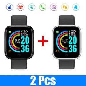 Y68 Smart Watch Men 2021 Smartwatch Heart Rate Blood Pressure Sleep Motion Tracking Monitoring Smart Bracelet for Android IOS 1