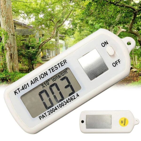 KT-401 AIR Aeroanion Tester Ion Meter Aeroanion Detector Negative Oxygen Ions Anion Concentration Detecto Auto Air Purifier 5