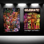 FNAF-Ultimate Group Game Professional Merchandise Decorative HD Painting Canvas Print Wall Art Living Room Posters Bedroom 1