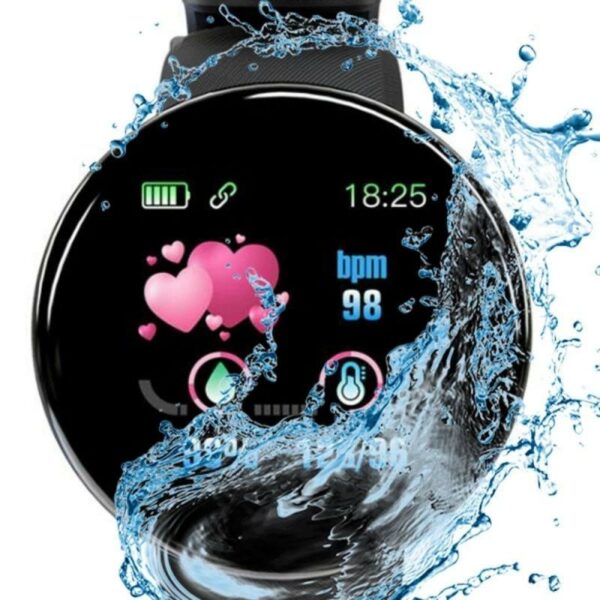 D18S Bluetooth-compatible 1.44 Inch Smart Watch Blood Pressure Heart Rate Sleep Monitor Sport Fitness Bracelet Men Women Band 4